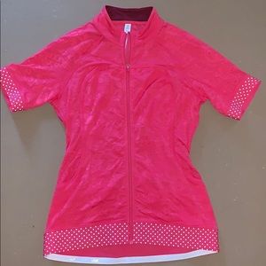 Pink Lululemon bike top